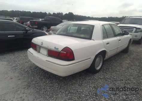 2000 Mercury Grand Marquis Ls z USA, uszkodzony, nr VIN 2MEFM75W9YX735270